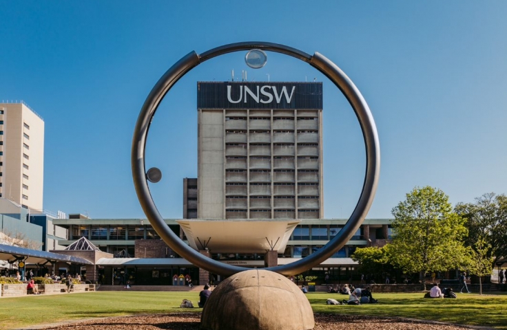 UNSW Library Lawn