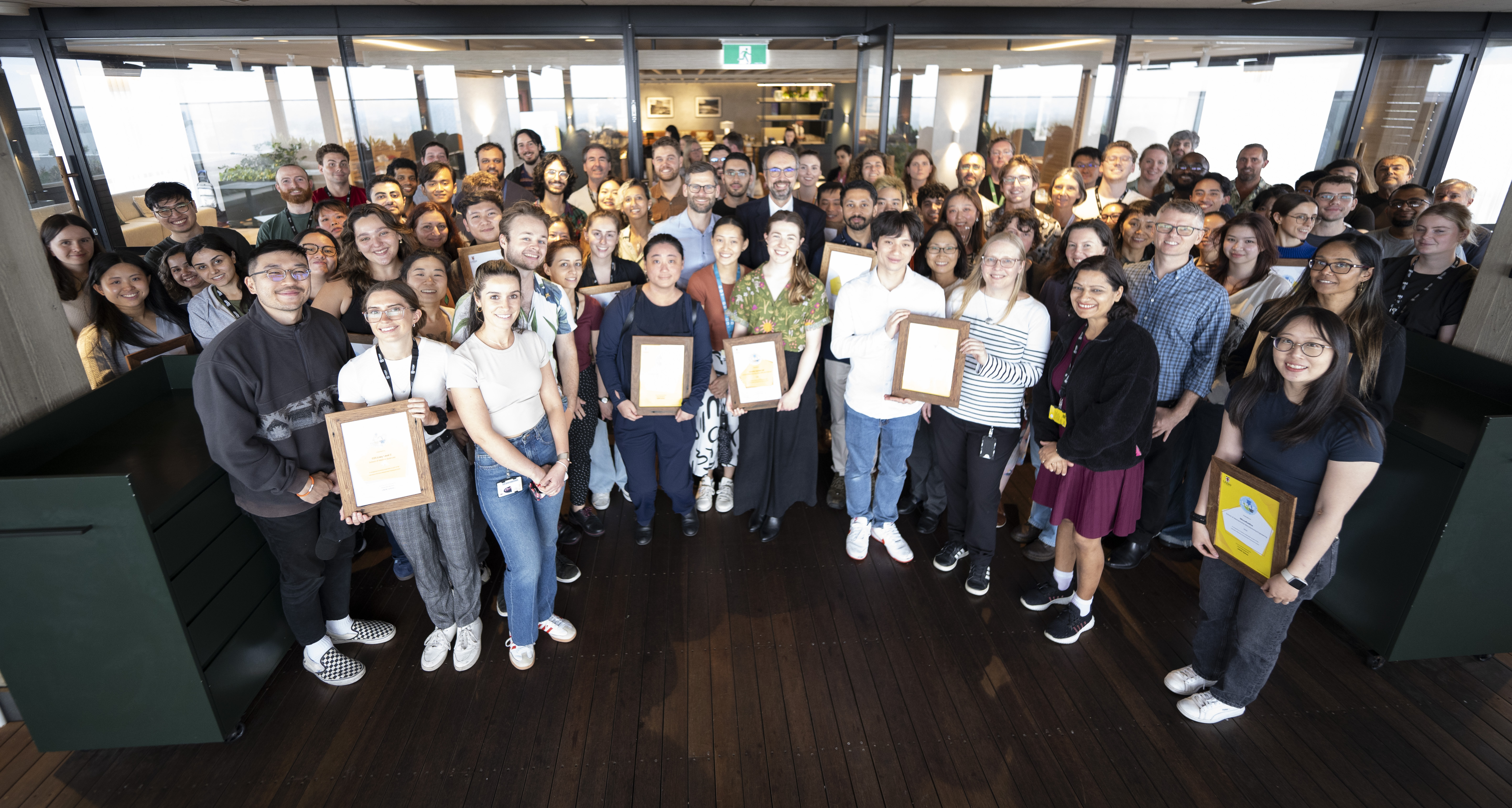 Annual LEAF awards recipient team photo 
