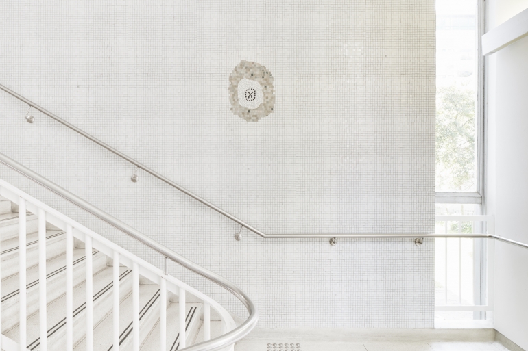 Douglas Annand - Dalton building stairwell mosaics - landing