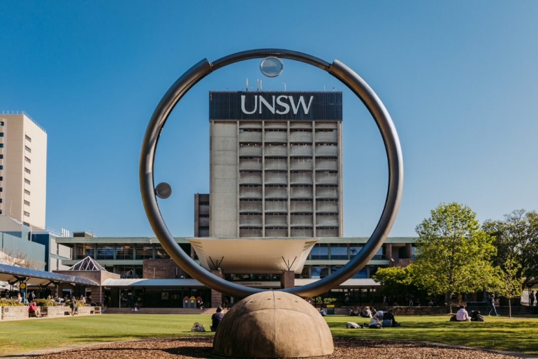 UNSW Library Lawn