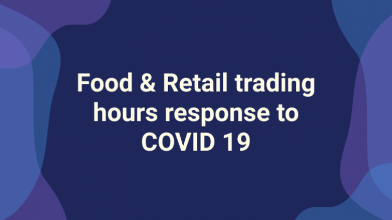 Update on Food & Retail Response to COVID19 tile image