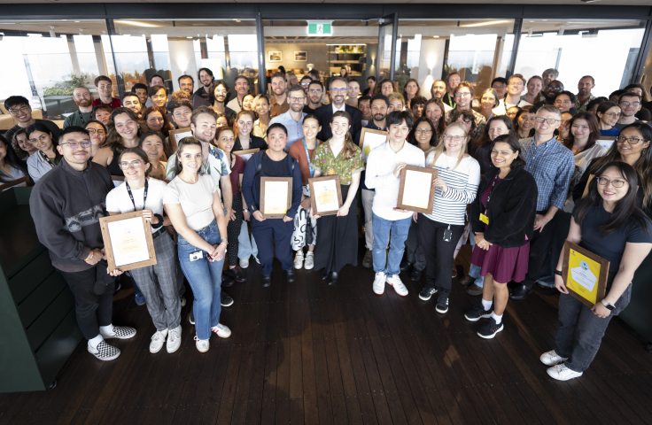 Annual LEAF awards recipient team photo 