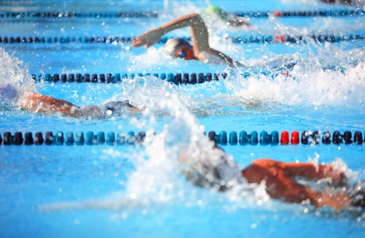 UNSW Fitness & Aquatic Centre stock image swimming